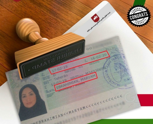 ویزای تحصیلی مجارستان خانم مریم ابراهیمیان