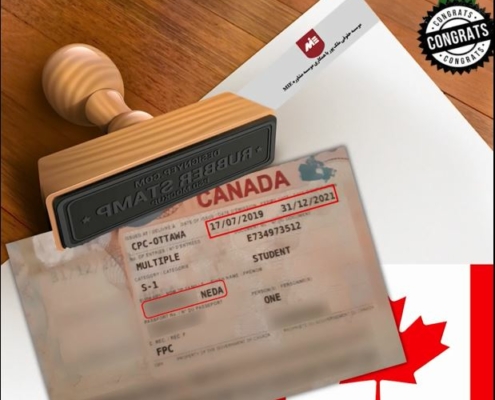 ویزای تحصیلی کانادا خانم ندا